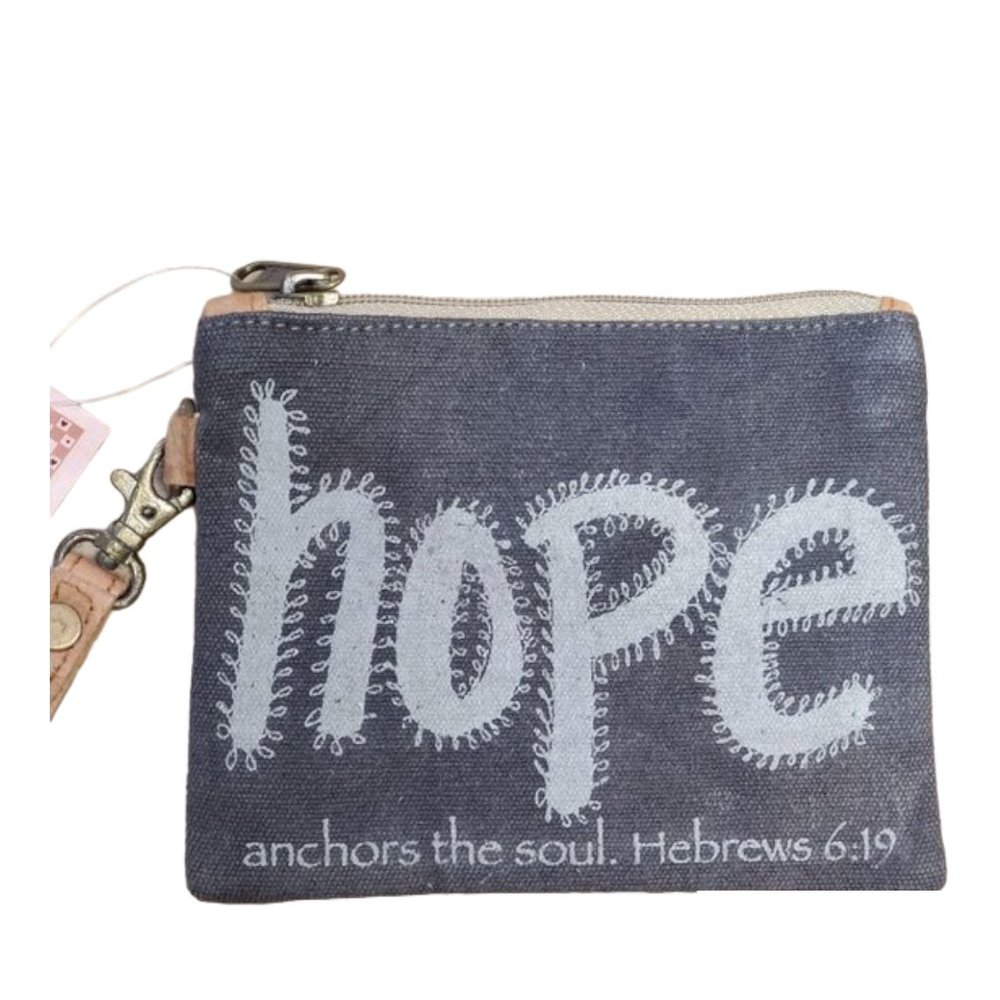 Audrey's Hope Wristlet Bag Dark Gray